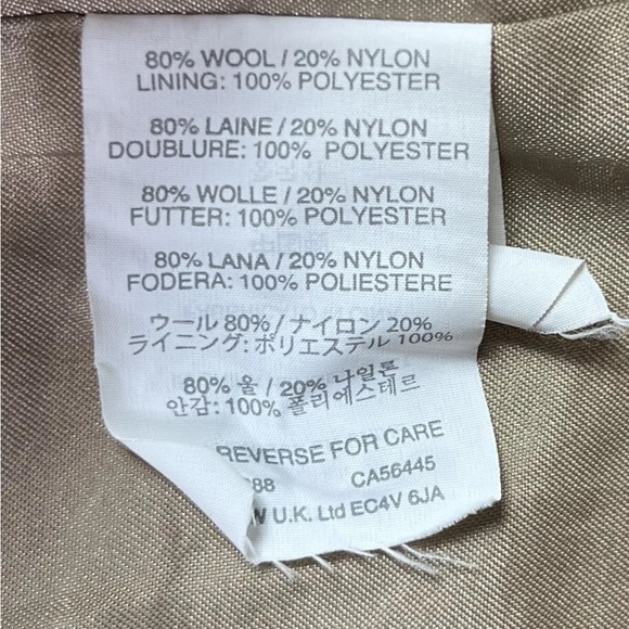 J. Crew Melton Wool Toggle Zip Beige Tan Coat - Sz 000 - Picture 4 of 15